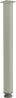 MILADESIGN Table leg G5 ST504 silver