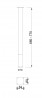MILADESIGN Table leg G5 ST501 silver