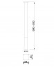 MILADESIGN Table leg G5 ST401M, silver