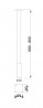 MILADESIGN Table leg G5 ST401, silver