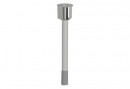 MILADESIGN corner leg 120° G2 ST201GK silver