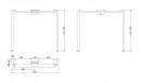 MILADESIGN Desk base Quark Q7608 silver