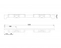 MILADESIGN Desk base low Quark Q7212-K silver