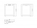 MILADESIGN Desk base Quark Q7206-Z silver