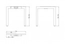 MILADESIGN Desk base Quark Q7207 silver