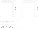 MILADESIGN Desk base Quantum Q7506 silver