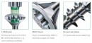 SPAX screw 5x80/46 countersunk head TXS,W,4C MH partial thread