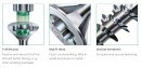 SPAX screw 5x55/37 countersunk head TXS,W,4C MH partial thread