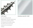 SPAX screw 3,5x30 countersunk head TXS,W,4C MH, nerez A2