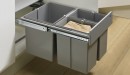 HETTICH 9132346 Waste bin Bin.it Trio 400 mm