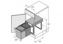 HETTICH 9132345 Bin.it Basic II Waste bin 300 mm