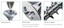 SPAX screw 3,5x20 raised countersunk head PZ, Ni, 4C  (PANT)