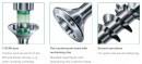 SPAX screw FEX-H 4x30 countersunk head TXS,W A3J,4C MH, partial thread