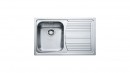 FRANKE Sink LLX 611/7L 790 x 500mm stainless steel drain left