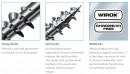 SPAX screw 4,5x50 flooring countersunk head TXS,W,4C MH fixing thread