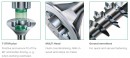 SPAX screw 4,5x50 flooring countersunk head TXS,W,4C MH fixing thread
