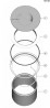 BLANCO 512471 Basket Solon stainl.steel container to be built in flush+the top