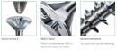 SPAX screw 5x80 countersunk head PZ,W,4C MH