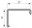 REHAU cover profile Frame stainless steel 360L