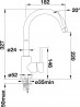 BLANCO 519415 Mida anthracite Silgranit-look Tap