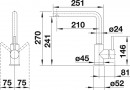 BLANCO 519414 Tap Mila chrome