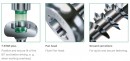 SPAX screw 4x15 semi-round head.TXS,W,4C,