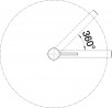 BLANCO 517596 Linee Tap stainless steel silk matt