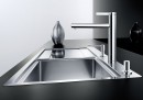 BLANCO 517596 Linee Tap stainless steel silk matt