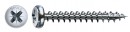 SPAX screw 4x20 half-round head PZ, W, 4C