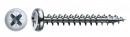 SPAX screw 3.5x16 semi-round head PZ,W,4C,
