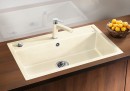 BLANCO 516639 Sink Dalago 8-F anthracite with eccentric Silgranit PuraDur