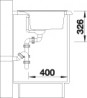 BLANCO 516644 Sink Dalago 8-F white with Silgranit PuraDur eccentric