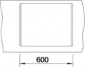 BLANCO 514771 Sink Dalago 6-F white with Silgranit PuraDur eccentric