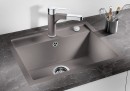 BLANCO 514770 Sink Dalago 6-F alu with outflow remote contr. SilgranitPuraDur