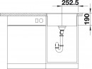 BLANCO 518532 Sink Dalago 5-F white with Silgranit PuraDur eccentric