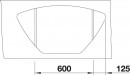 BLANCO 514750 Sink Zia 9 E white with Silgranit PuraDur eccentric