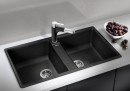 BLANCO 516686 Sink Zia 9 anthracite without eccentric Silgranit PuraDur
