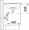 BLANCO 515072 Zia 6 S coffee sink without eccentric Silgranit PuraDur