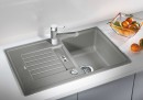 BLANCO 514718 Sink Zia 45 S white with Silgranit PuraDur eccentric