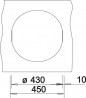 BLANCO 511621 Sink Rondo white without eccentric Silgranit PuraDur
