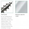 SPAX screw 6x60/37 countersunk head TXS,W,4C MH,stainl.steel A2,partial thread