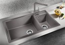 BLANCO 518886 Sink Metra 9 gray rock without eccentric Silgranit PuraDur
