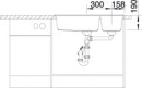 BLANCO 515050 Metra 9 coffee sink without eccentric Silgranit PuraDur