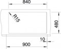 BLANCO 517364 Sink Metra 9 tartufo without eccentric Silgranit PuraDur