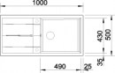 BLANCO 518880 Sink Metra XL 6 S gray rock without eccentric Silgranit PuraDur