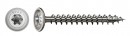 SPAX screw 6x60 disc head TXS, W, 4C, stainless steel A2