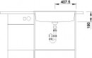 BLANCO 518852 Sink Dalago 8 gray rock with Silgranit PuraDur eccentric