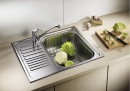 BLANCO 516524 Sink Tipo 45 S mini 3 1/2" stainl.steel natural gloss no eccentric