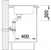 BLANCO 514647 Sink RONDOSOL-IF 3-1/2" brushed stainless steel without eccentric