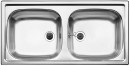 BLANCO 500847 Sink Top EZS 11x4 stainless steel natural gloss without eccentric